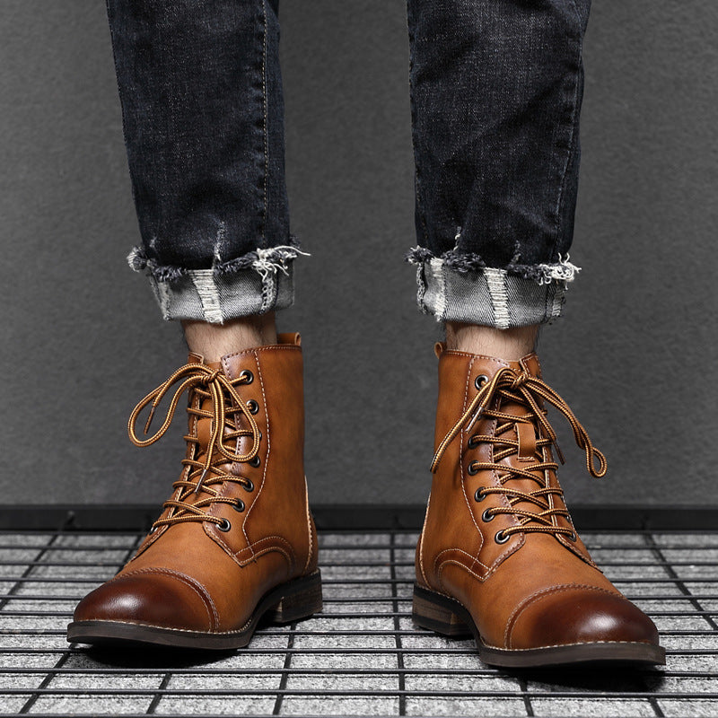 Pointed Toe Martin Boots