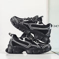 Mesh-Panel Sneakers