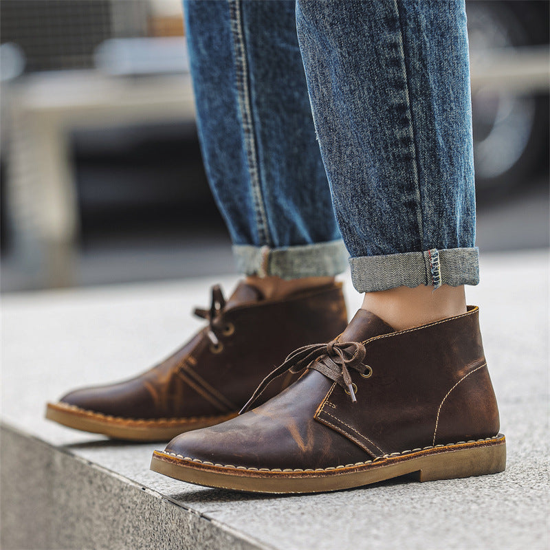 Sand Leather Men Boots