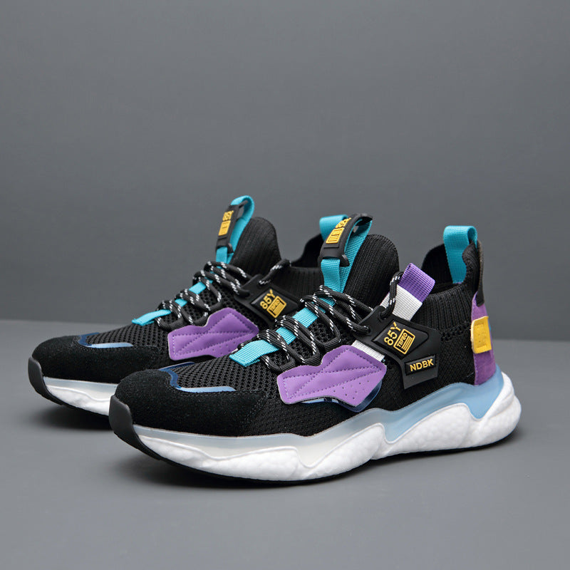 Patched-style Sneakers