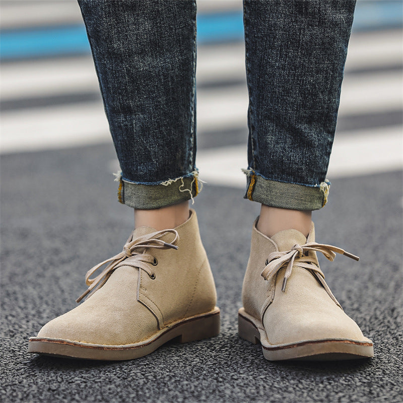Sand Leather Men Boots