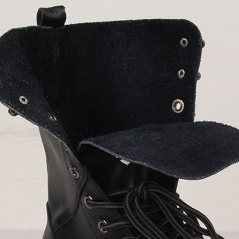Seven-eyelet Tall Boots