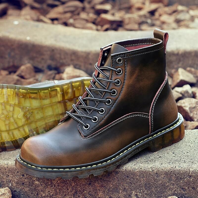 PU Rubbed Desert Boots
