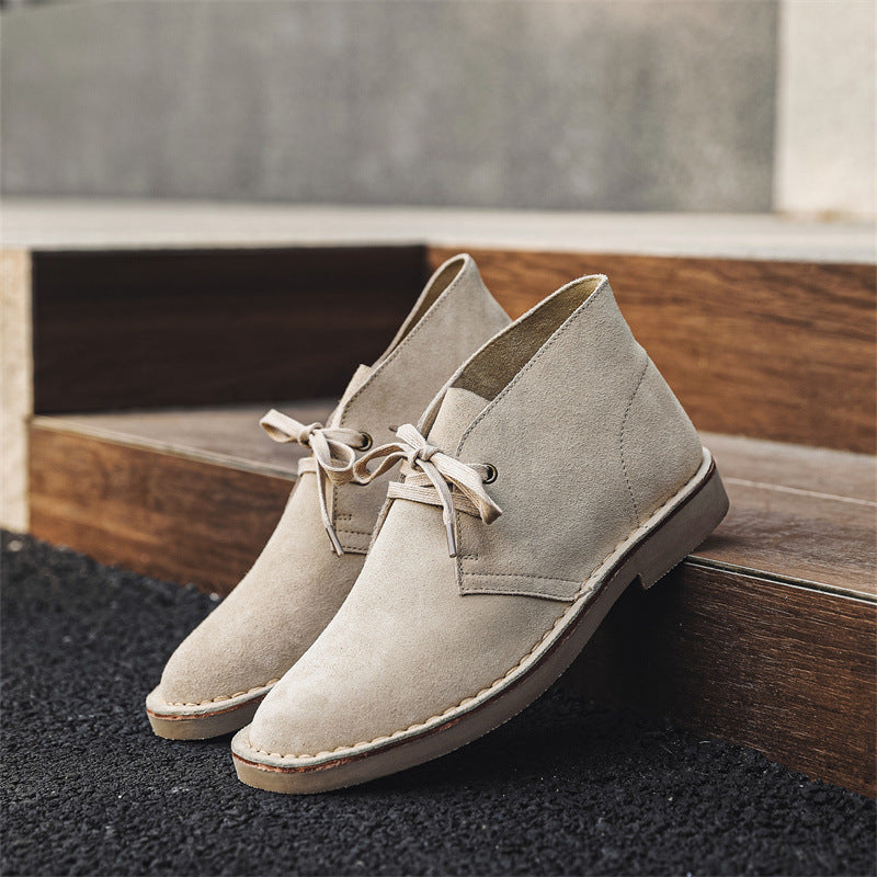 Sand Leather Men Boots