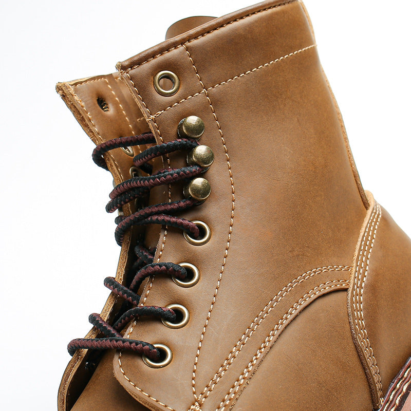 Blitz Leather Combat Boots