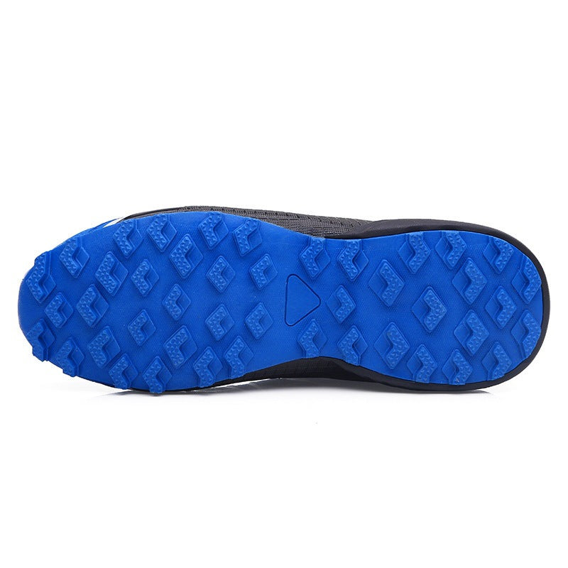 Letter Print Patchwork Sneakers
