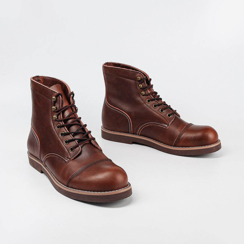 Retro Leather Men Boots