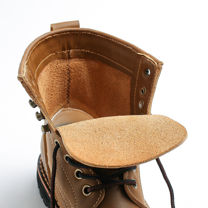 Blitz Leather Combat Boots