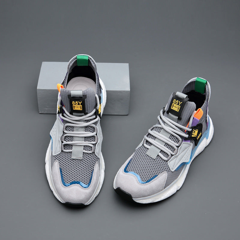 Patched-style Sneakers