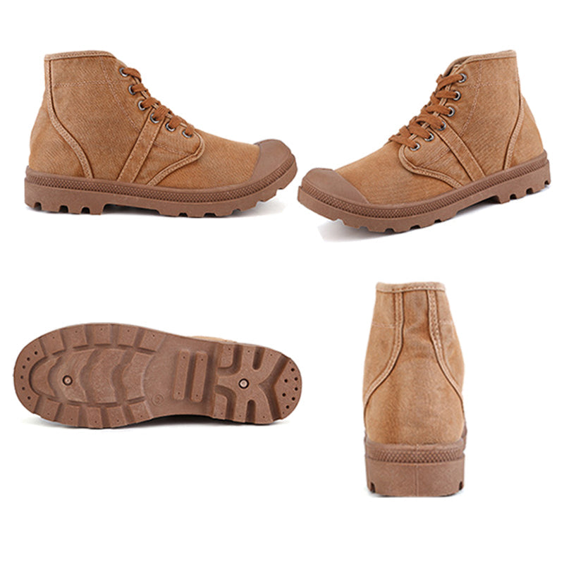 Canvas Ankle Boots
