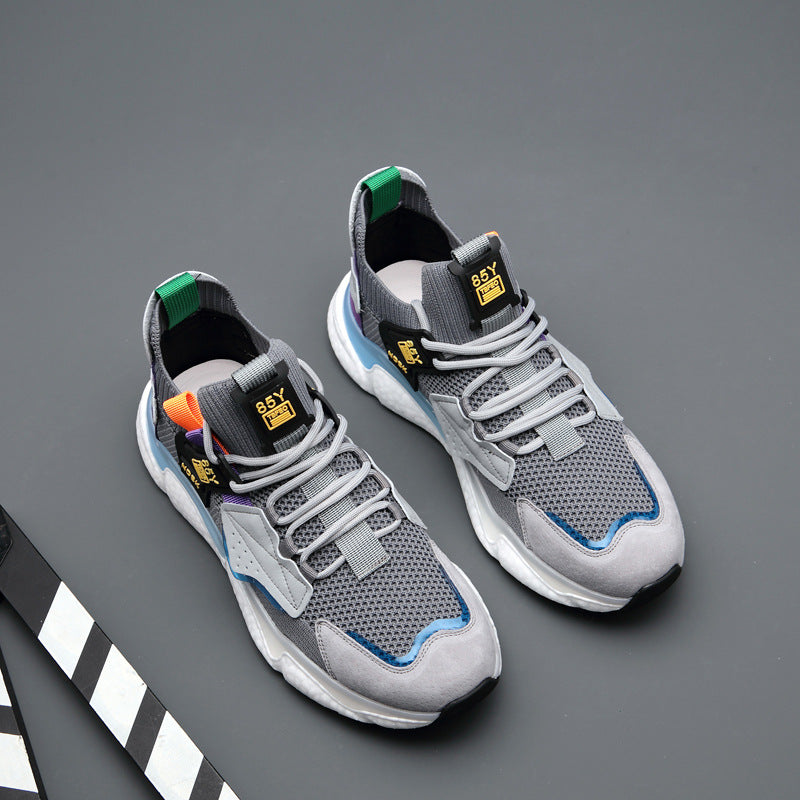 Patched-style Sneakers