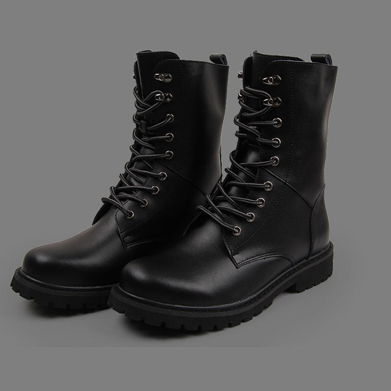 Seven-eyelet Tall Boots