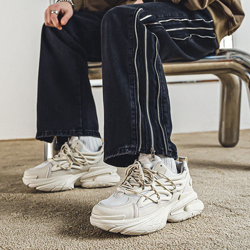 Cream Glue Sneakers