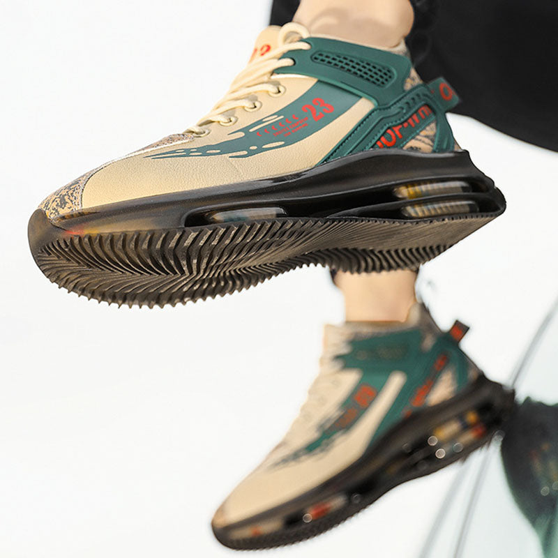 Letter Patchwork Sneakers