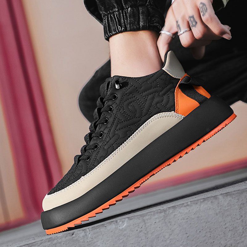 Block Patchwork Sneakers