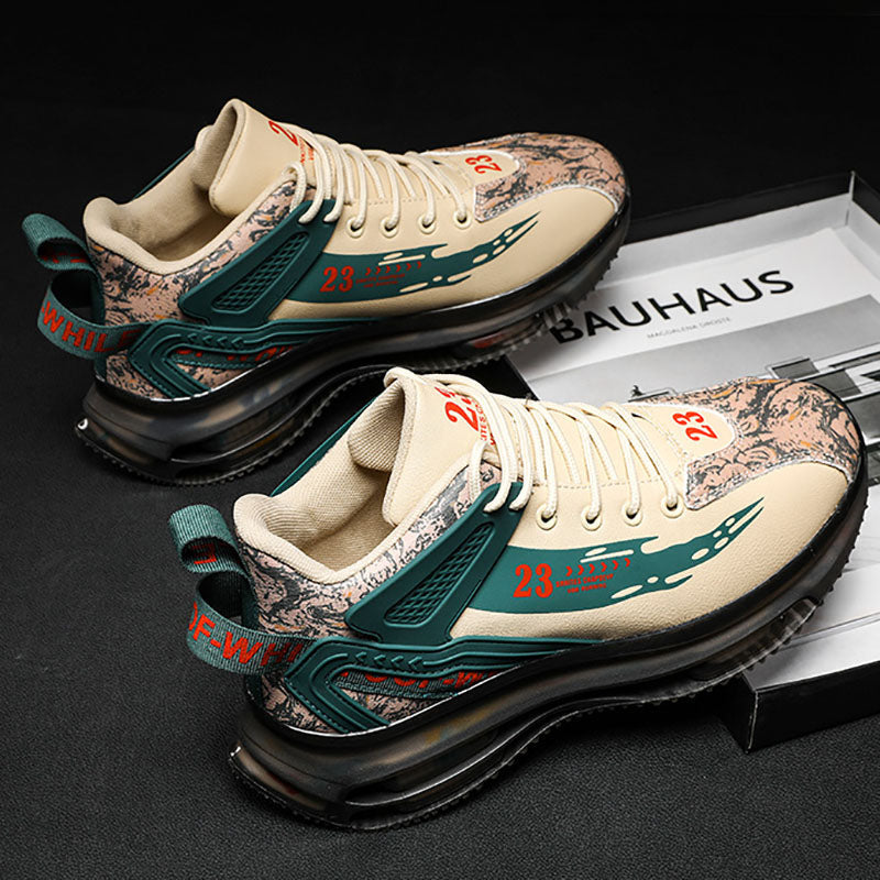 Letter Patchwork Sneakers
