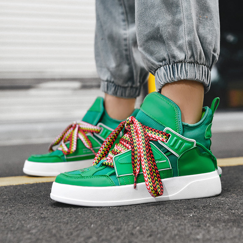 Green Pulse Sneakers