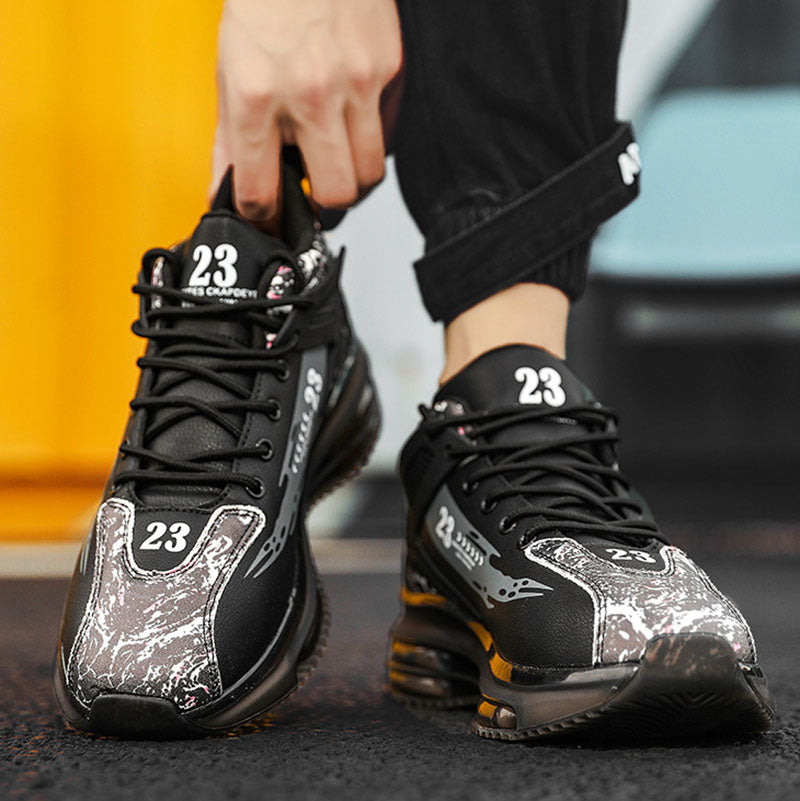 Letter Patchwork Sneakers