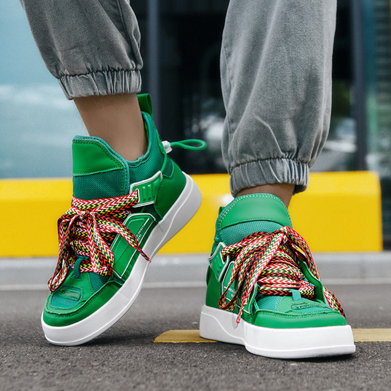 Green Pulse Sneakers
