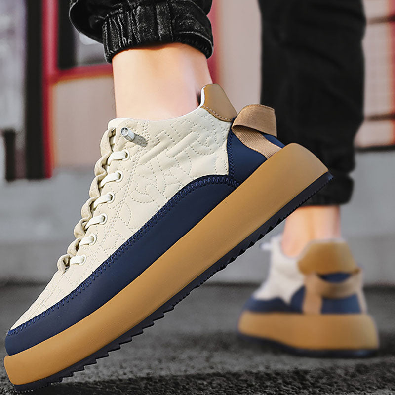 Block Patchwork Sneakers