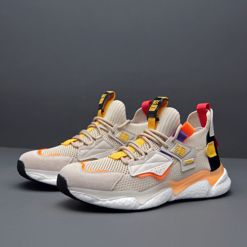 Patched-style Sneakers