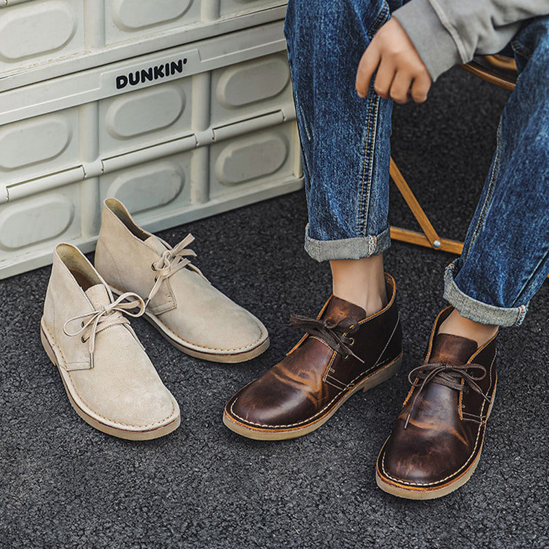 Sand Leather Men Boots