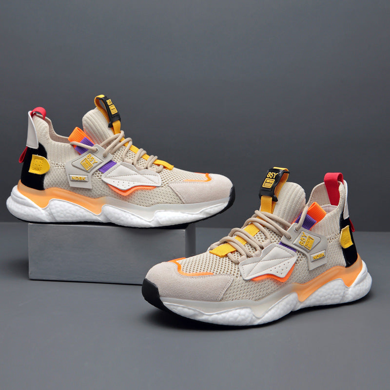 Patched-style Sneakers