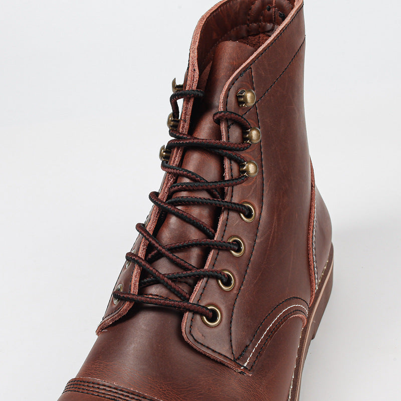 Retro Leather Men Boots