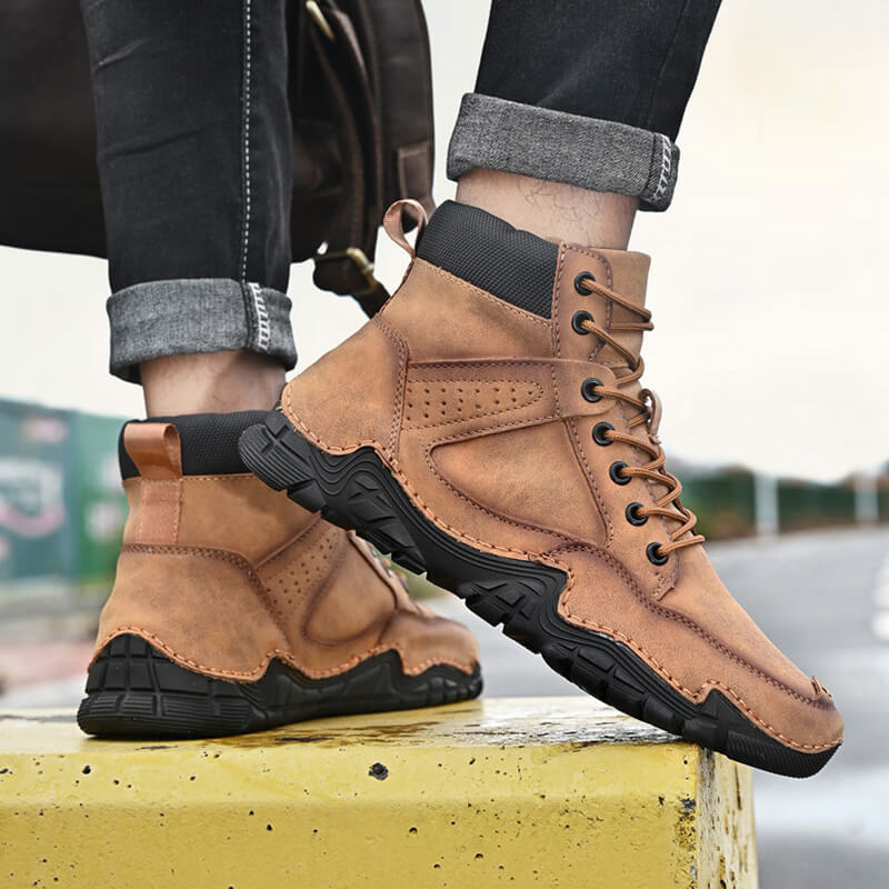 Patchwork Martin Boots