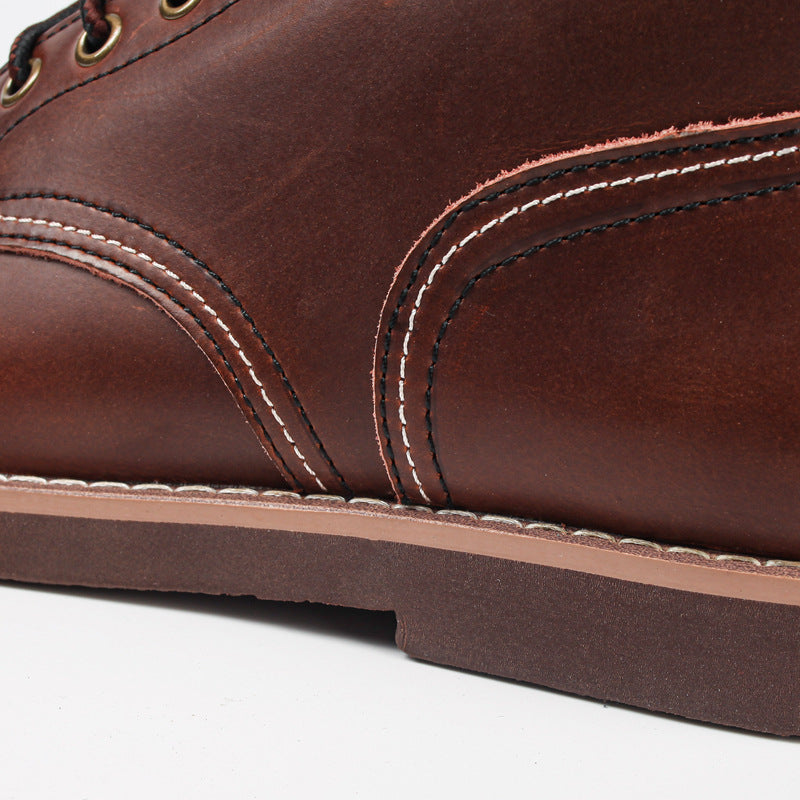 Retro Leather Men Boots