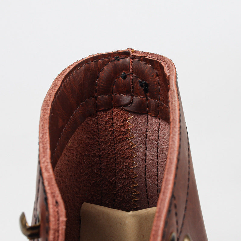 Retro Leather Men Boots