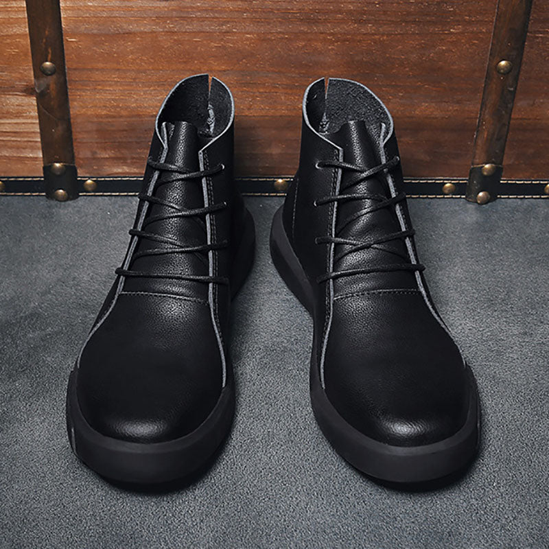 Leather Retro Boots