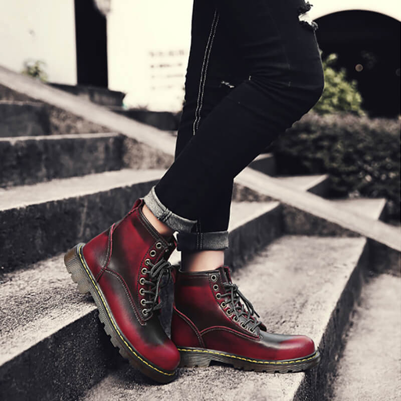 PU Rubbed Desert Boots