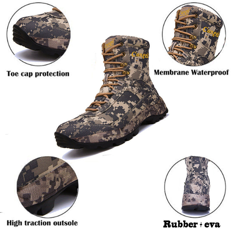 Camo Outdoor Boots
