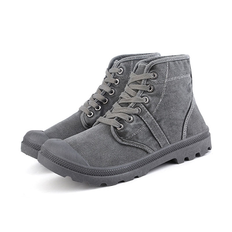 Canvas Ankle Boots