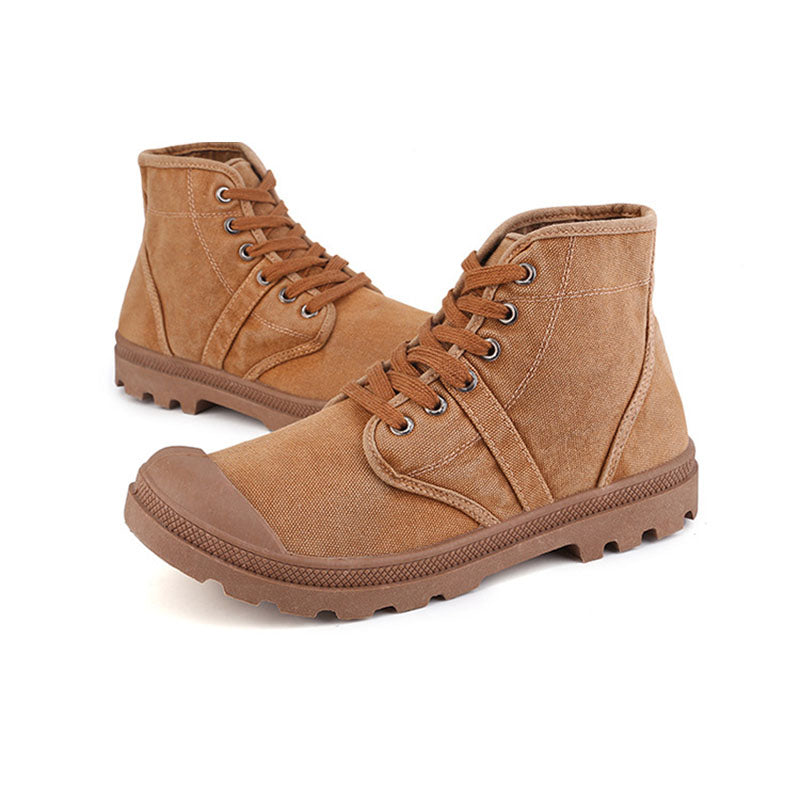 Canvas Ankle Boots