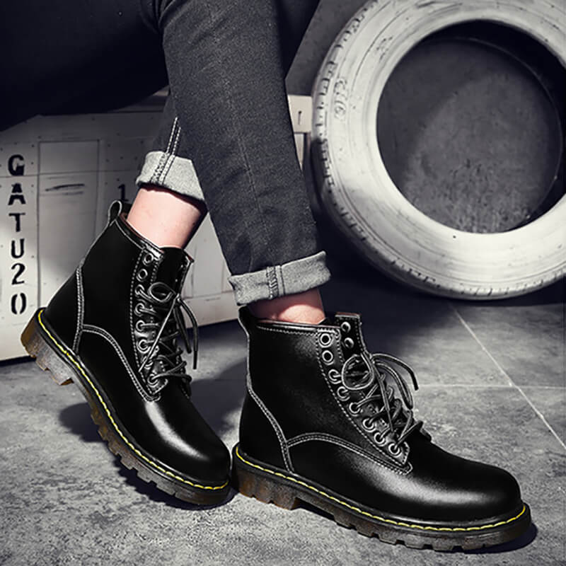 PU Rubbed Desert Boots