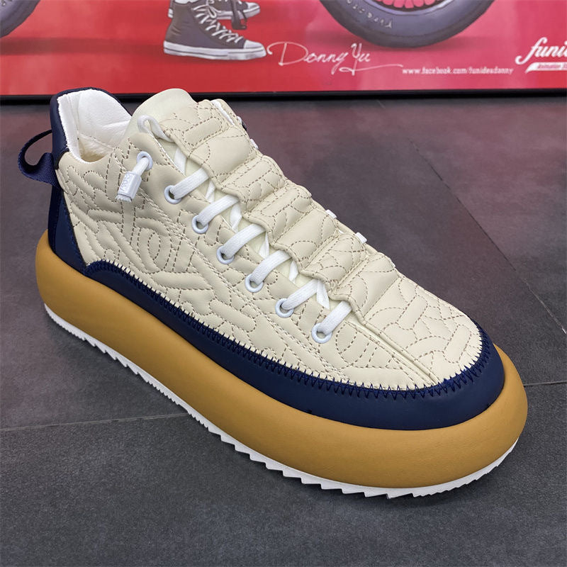 Block Patchwork Sneakers