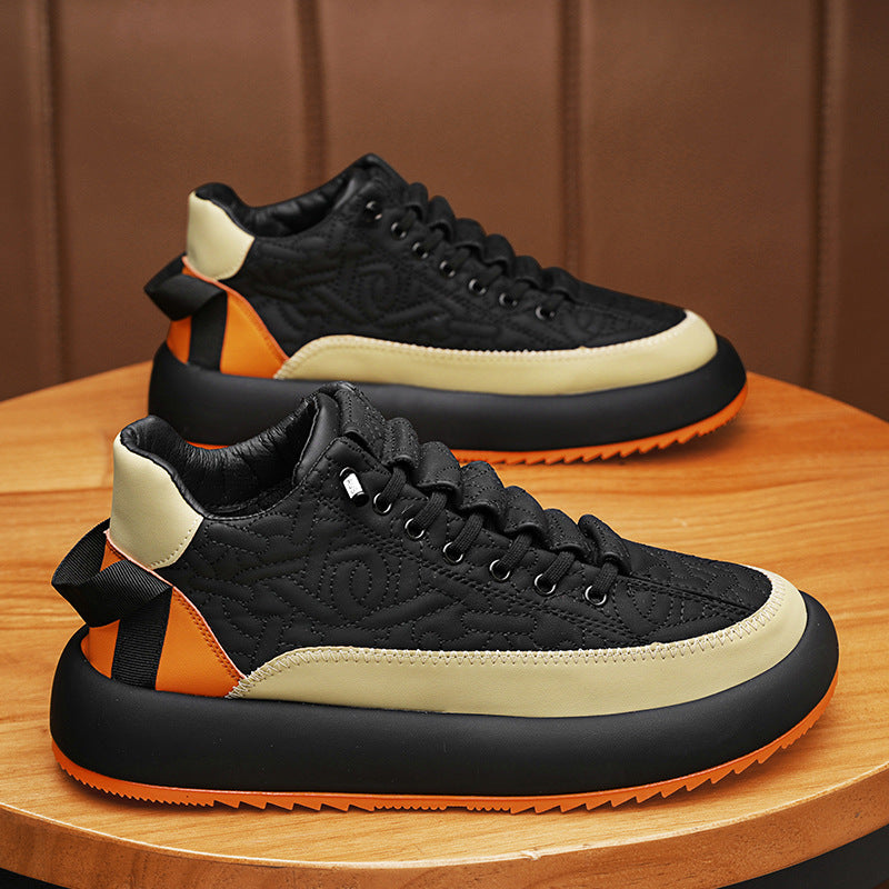 Block Patchwork Sneakers
