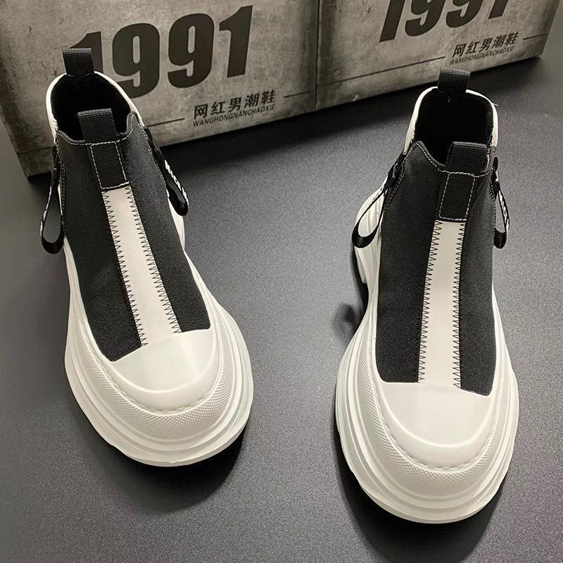 Bicolor Platform Shoes