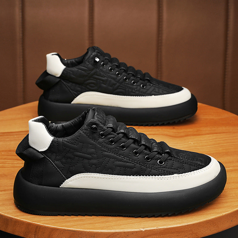 Block Patchwork Sneakers