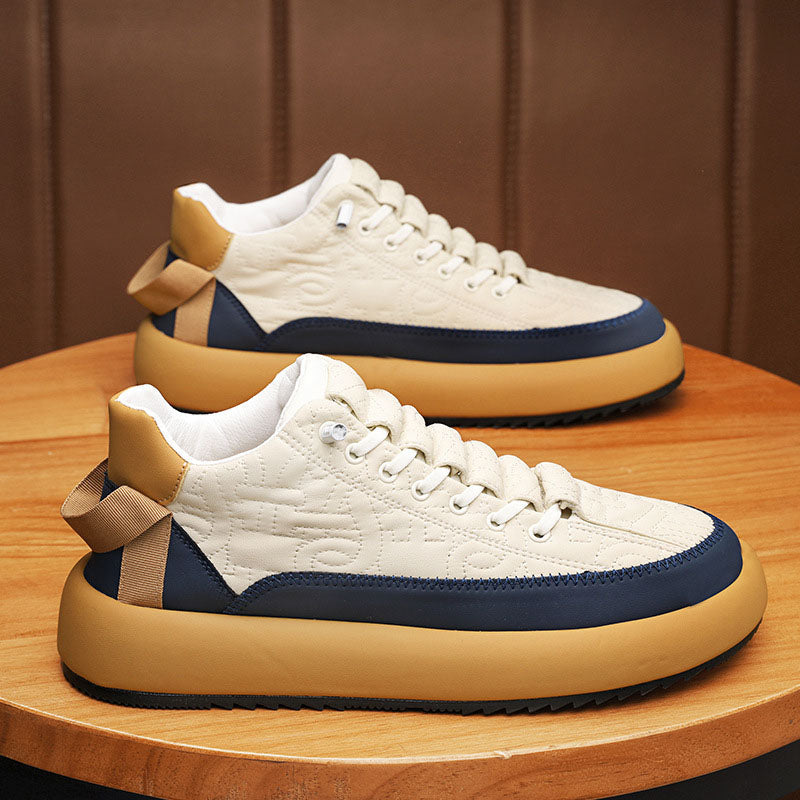 Block Patchwork Sneakers