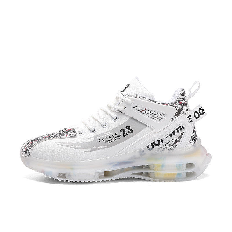 Letter Patchwork Sneakers