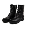 Seven-eyelet Tall Boots